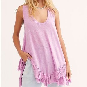 Free People Sasha Shimmy Tan Top Worn 1x Small Snag